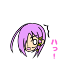 ヘアピン娘の日常スタンプ（個別スタンプ：4）