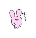 二頭身うささん（個別スタンプ：3）