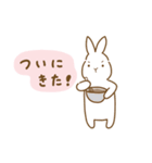 よくばりかわいいうさぎのスタンプ（個別スタンプ：1）
