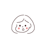 しろのあの子（個別スタンプ：3）
