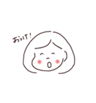 しろのあの子（個別スタンプ：11）