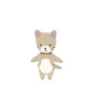 ネコのぽぷちゃんのアニメーションスタンプ（個別スタンプ：5）