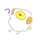 ひよこひつじ（個別スタンプ：3）