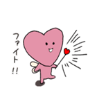 かわいいハートの妖精さんスタンプ（個別スタンプ：2）