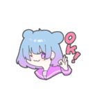 テディベアちゃんと一緒スタンプ（個別スタンプ：3）