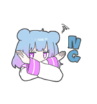 テディベアちゃんと一緒スタンプ（個別スタンプ：4）