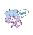 テディベアちゃんと一緒スタンプ（個別スタンプ：9）