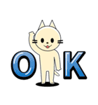 かわいい猫の日常会話（個別スタンプ：3）
