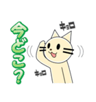 かわいい猫の日常会話（個別スタンプ：9）