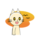 かわいい猫の日常会話（個別スタンプ：36）