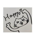 ゆるーい☆うしねこスタンプ（個別スタンプ：4）