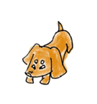犬のchap。 ver.1（個別スタンプ：5）