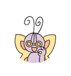 恐竜と蝶（個別スタンプ：3）