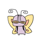 恐竜と蝶（個別スタンプ：4）