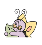 恐竜と蝶（個別スタンプ：6）