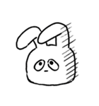 【毎日使える】うさぎの日々1（個別スタンプ：1）