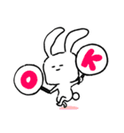 【毎日使える】うさぎの日々1（個別スタンプ：16）