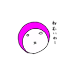 ピンクのだんご3（個別スタンプ：16）