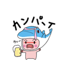 海豚と書いてイルカと読む（個別スタンプ：30）