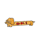四本足のお友達。犬のチャップ。（個別スタンプ：16）