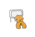四本足のお友達。犬のチャップ。（個別スタンプ：27）
