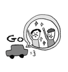 オジサンの日常( ´灬` )英語版（個別スタンプ：14）