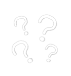 雲のような文字（個別スタンプ：14）