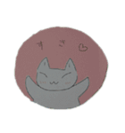 白猫と仲良し。（個別スタンプ：22）