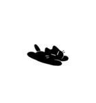 黒猫ismプチ（個別スタンプ：25）