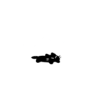 黒猫ismプチ（個別スタンプ：40）