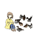 野鳥と一緒（個別スタンプ：23）