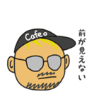 金髪ひげメガネのスタンプ（個別スタンプ：3）