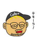 金髪ひげメガネのスタンプ（個別スタンプ：8）