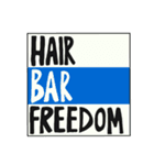 まりの印 hair bar freedom 編（個別スタンプ：9）