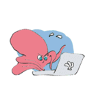 タコのヘプタン（個別スタンプ：14）