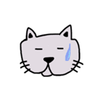 ねこの表情シリーズ（個別スタンプ：1）