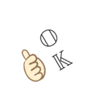Simple and Cute Greeting（個別スタンプ：11）