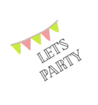 Simple and Cute Greeting（個別スタンプ：14）