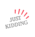 Simple and Cute Greeting（個別スタンプ：18）