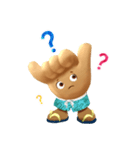 ハワイ州観光局のキャラクターShakaちゃん2（個別スタンプ：8）