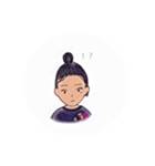 お団子男子。（個別スタンプ：6）