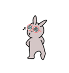 うさぎめがね（個別スタンプ：2）