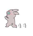 うさぎめがね（個別スタンプ：4）