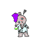 うさぎめがね（個別スタンプ：7）