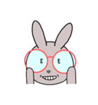 うさぎめがね（個別スタンプ：16）