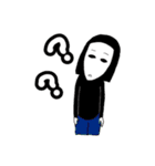 おもしろ白顔女子2（個別スタンプ：7）