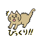 ぶたとねこの仲良しスタンプ（個別スタンプ：10）
