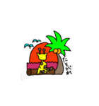 きりんの思い出（個別スタンプ：3）