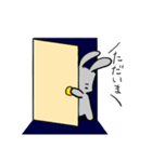 灰色なうさぎ2（個別スタンプ：32）
