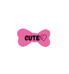 シンプルかわいい使える♡（個別スタンプ：4）